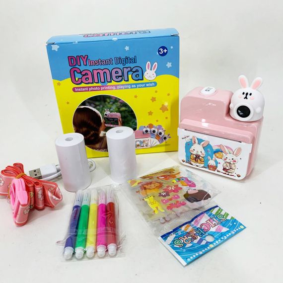 Дитячий фотоапарат миттєвого друку JD30 PINK | Зображення 1