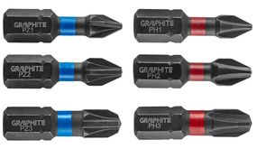 Набор ударных бит GRAPHITE 6 шт 56H540
