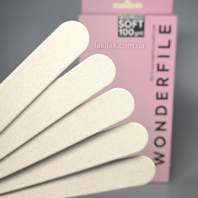 Мягкие сменные файлы 100 грит на клеевой основе для основы Wonderfile 50шт