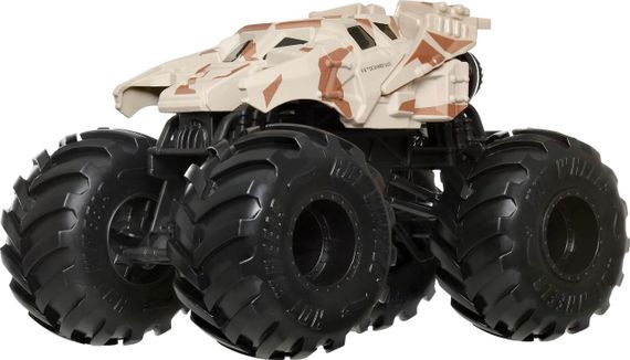 Монстр-трак Хот Вилс Бэтмобиль Бэтмена 1:24 Оригинал Hot Wheels Monster Truck Batman Batmobile | Зображення 1