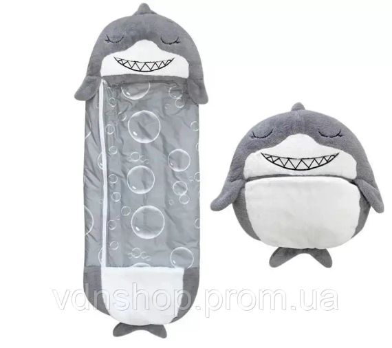 Собачка Детский спальный мешок на молнии 3 в 1 игрушка подушка спальник и встроенная подушка | Зображення 7