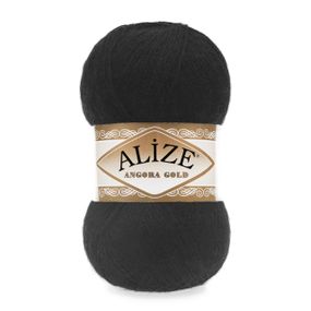 Пряжа Alize Angora Gold No 60 (Алізе Ангора Голд) – 20% вовна, 80% акрил, 100 г / 550 м
