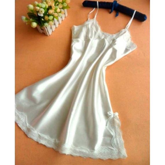 Короткий сексі пеньюар білий | Зображення 1