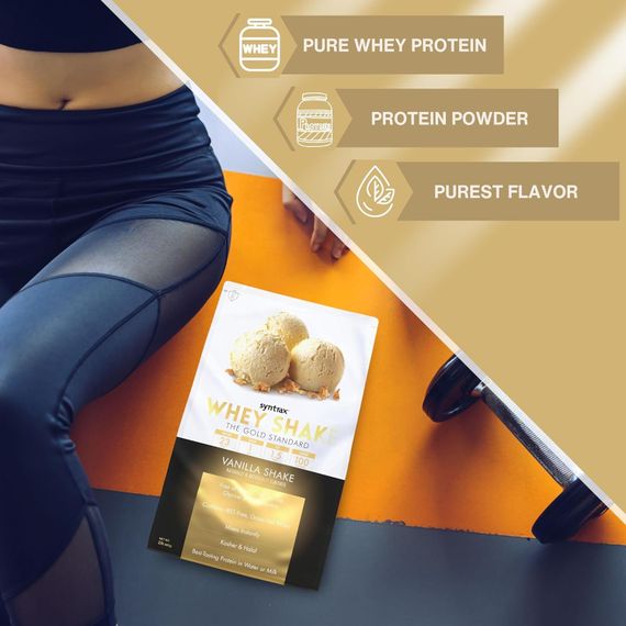 Протеин Syntrax Whey Shake 908 g (Vanilla Shake) | Зображення 2