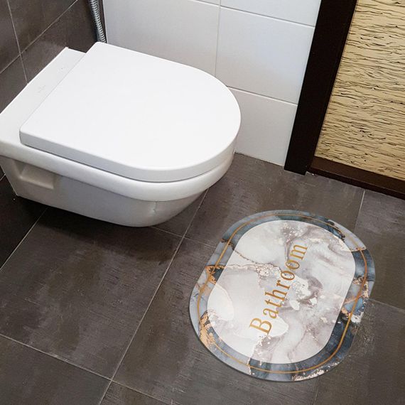 Влагопоглощающий коврик мрамор "Bathroom" 40*60CM*3MM (D) SW-00001569 | Зображення 5