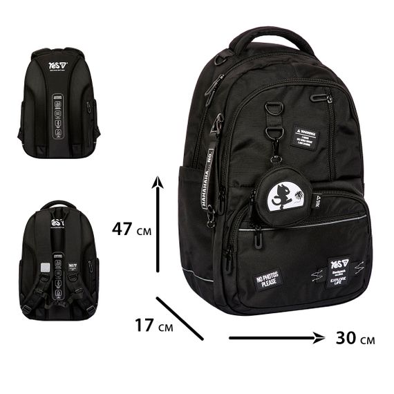 Рюкзак шкільний YES TS-50L Black Cat 550375 24 л | Зображення 2