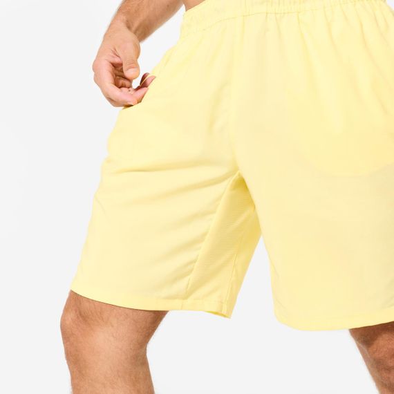Шорти чоловічі для фітнесу з кишенями світло-жовті - S | Зображення 5