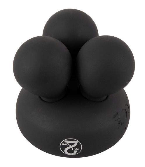 Міні-масажер з функцією підігріву, універсальний CUPA Warming Mini Massager чорний Sex Aura | Зображення 3