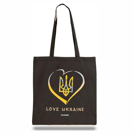 Екошопер чорний Love Ukraine | Зображення 2