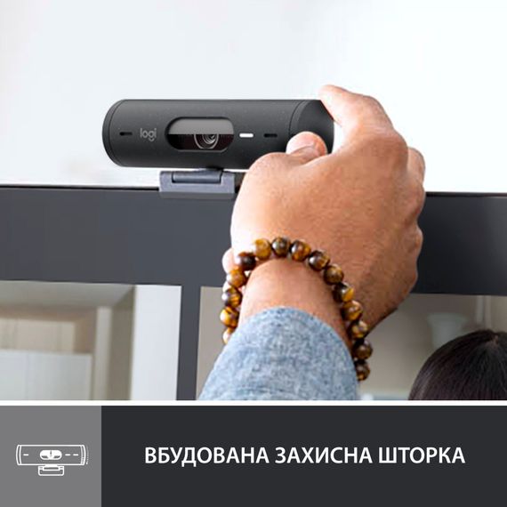 Веб-камера Logitec Brio 505 Graphite B2B (960-001459) | Зображення 4