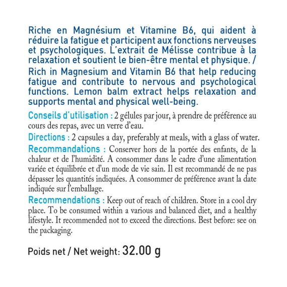 Микроэлемент Магний NUTRIEXPERT MAGNESIUM MARIN B6+ 60 Caps | Зображення 2