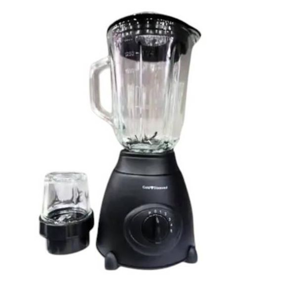 Блендер + кавомолка 850Вт Gold Diamond TK00018 Чорний