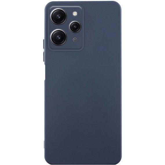 Чохол Silicone Cover Lakshmi Full Camera (AA) для Xiaomi Redmi 12 Синій / Midnight Blue