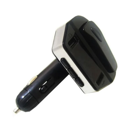 FM-модулятор HER8 Bluetooth | Автомобільний трансмітер з двома USB портами, підтримкою TF-карт та Hands-Free