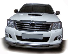 Передній захист ST014-1 (нерж.) для Toyota Hilux 2006-2015 рр