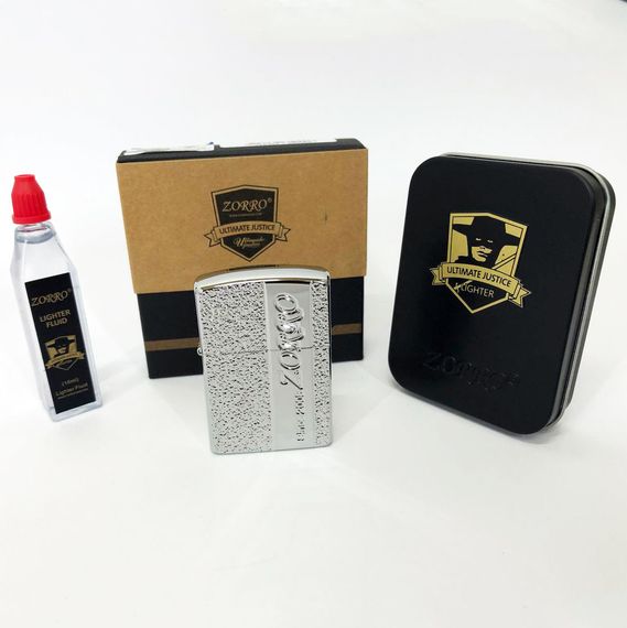 Зажигалка бензиновая Zorro HL-359, сувенир зажигалка, зажигалки подарки для мужчин, зажигалка FX-918 в подарок | Зображення 7