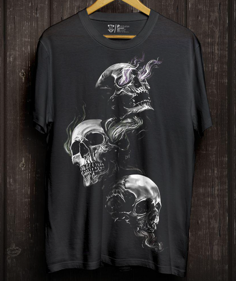 Футболка чоловіча з принтом повсякденна L Чорний