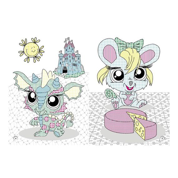 Веселые цвета. Забавные зверята Ранок 1554011 рисуй водой | Зображення 1