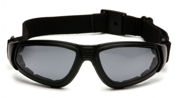 Очки защитные с уплотнителем Pyramex XSG (gray) Anti-Fog, серые | Зображення 2