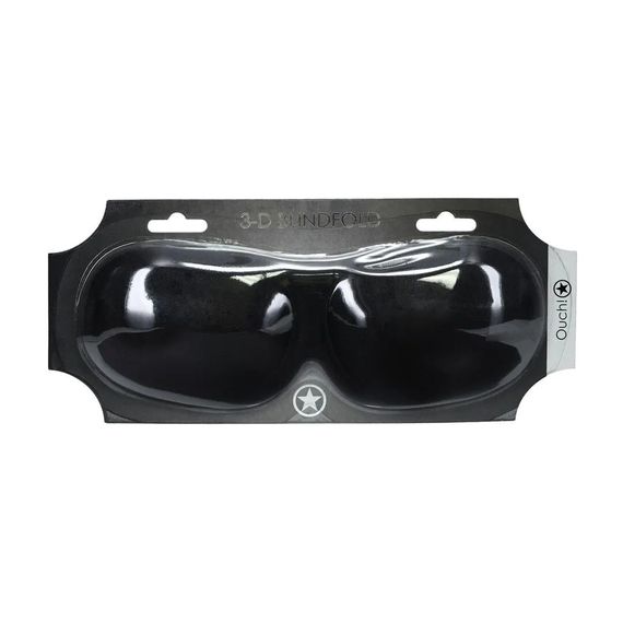 Маска на глаза - Ouch! 3D Blindfold Black Sex Aura | Зображення 4