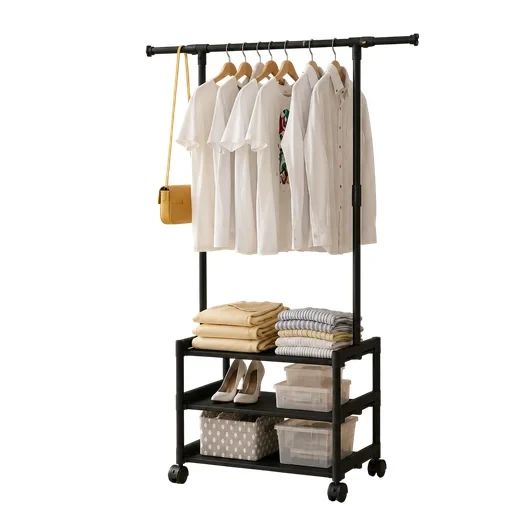 Вішалка підлогова SINGLE-POLE SHOE RACK 107-2 з полицями для взуття | Зображення 1