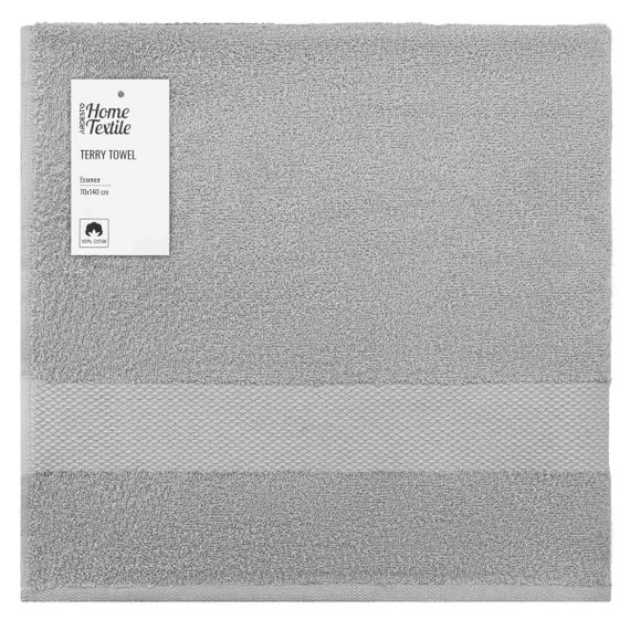 Полотенце банное Ardesto EssenСe ART2270GR 70х140 см серое