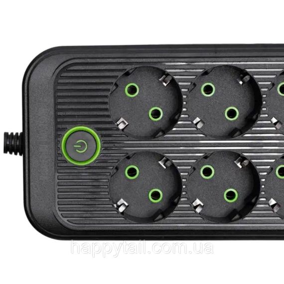 Мережевий фільтр-подовжувач 6 розеток 4 USB-A + 2USB Type-C 5м HP-5-54 | Зображення 2
