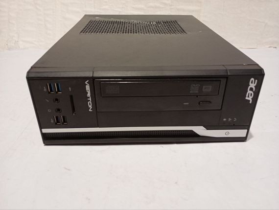 Комплект ПК Б-клас: Acer Veriton X2632G SFF / Intel Core i3-4150 (2 (4) ядра по 3.5 GHz) / 8 GB DDR3 / 320 GB HDD / Intel HD Graphics 4400 / DVD-RW + Монітор Philips 223V5L / 22" (1920x1080) TN / 1x VGA / VESA 100x100 б/в | Зображення 2
