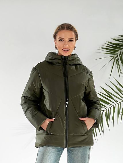 Утеплена куртка, арт.417/1, хакі