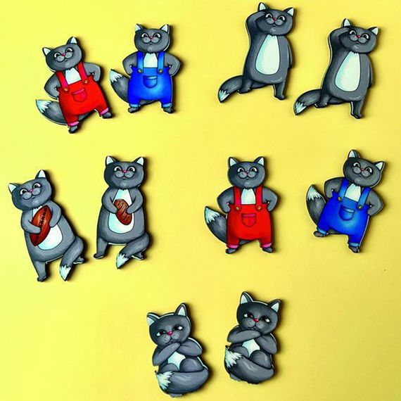 Настольная игра "Найди одинаковых кошек" Ubumblebees (ПСД217) PSD217 на внимание | Зображення 1