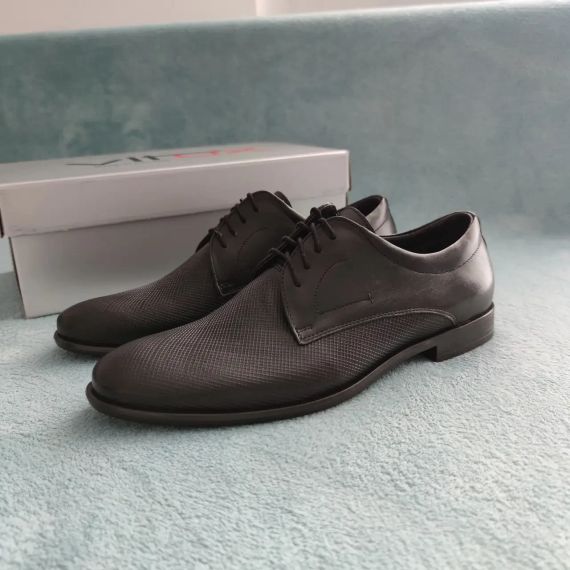 Шкіряні туфлі чорного кольору 45 розмір | Зображення 5