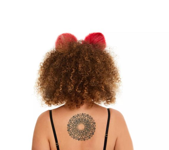 Хутряні вушка кішки, Темно-червоні з білим OKOVA Sex Aura | Зображення 5