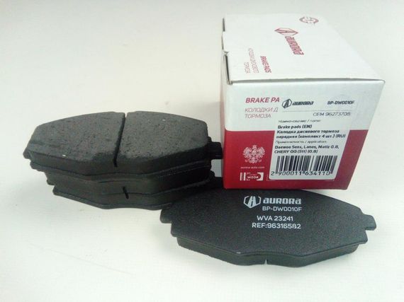 Колодки передні гальмівні Lanos 1.5, AURORA (BP-DW0010F) (96316582) | Зображення 2