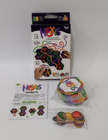 Настольная развлекательная игра "Hexis" Danko Toys G-HEX-01-01 | Зображення 1