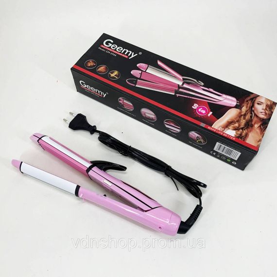 Плойка утюжок гофре выпрямитель, Щипцы гофре для выравнивание волос, Бережный выпрямитель волос LW-79 | Зображення 6