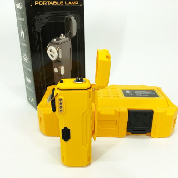 Електронна сенсорна запальничка D51-COB, Електрична перезаряджається запальничка USB LY-12 | Зображення 8