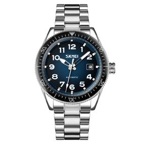 Годинник S2kmei 9232SSIBU Silver/blue-steel strap