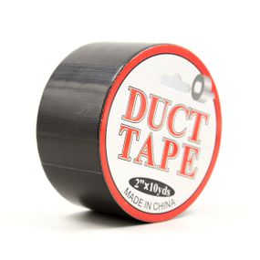 БДСМ- Скотч для бандажу Duct, чорний, 10 м.