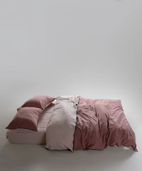 Постільна білизна Limasso Stonewashed Essualte 200 х 220 см Pristine - Old Rose | Зображення 3