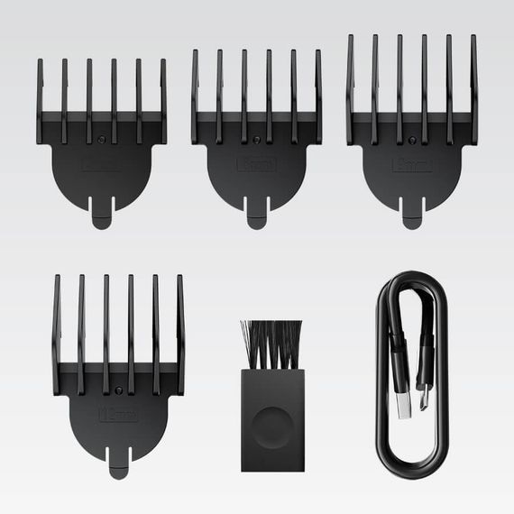 Набор для стрижки волос аккумуляторный 6 в 1 Maestro MR-660, водонепроницаемый, USB | Зображення 3