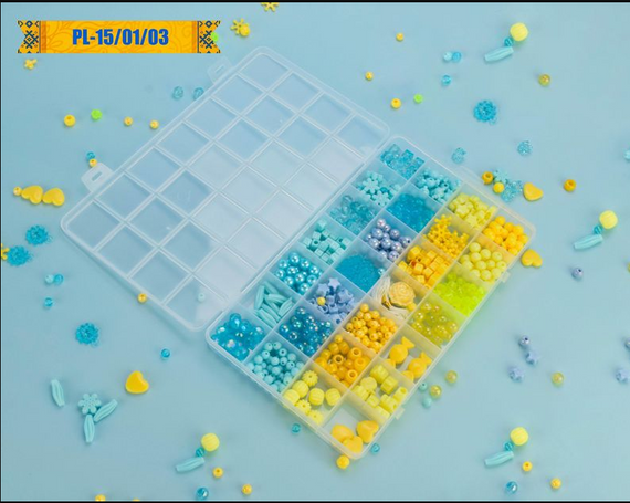 Набір бісеру для виготовлення креативних аксесуарів PL-15/01/03 намистини, бісер, підвіски | Зображення 1