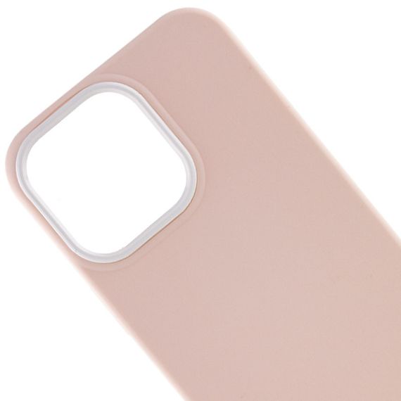 Чохол TPU+PC Bichromatic для Apple iPhone 13 Pro (6.1") Силікон, Grey-beige / White | Зображення 1