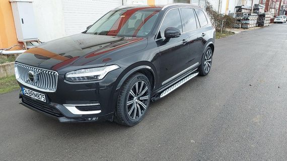 Боковые пороги Shining (2 шт., алюминий) для Volvo XC90 2015- гг | Зображення 4