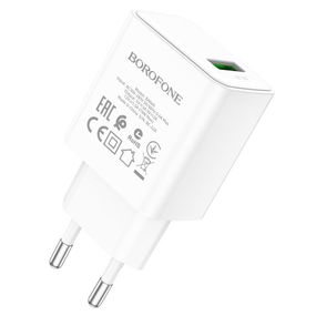 МЗП Borofone BA66A QC3.0 (1USB-A) White