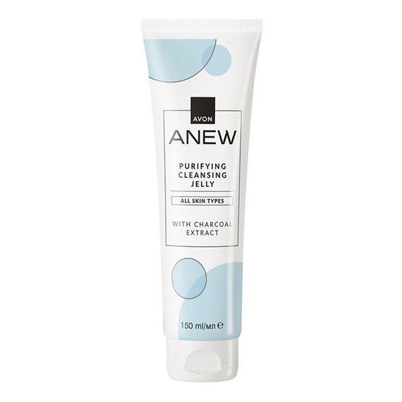 Гель-желе для вмивання Avon з екстрактом вугілля Anew, 150 мл