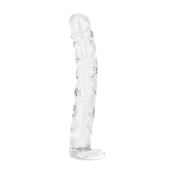 Стеклянный фаллоимитатор Gildo Textured Glass Dildo No. 36 Sex Aura | Зображення 2