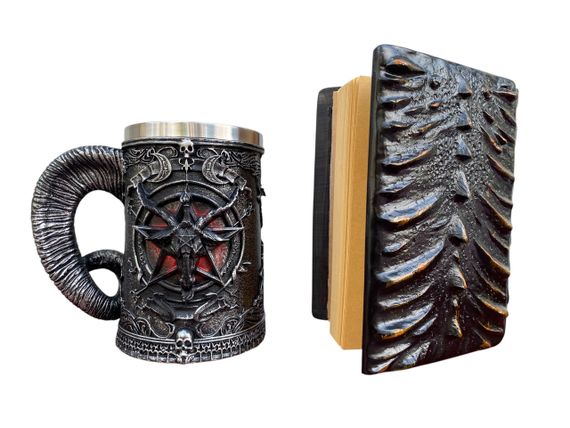 Подарунковий набір Кухоль 3D Стародавні Боги та Блокнот 3D «Жар Серця Дракона» | Зображення 1