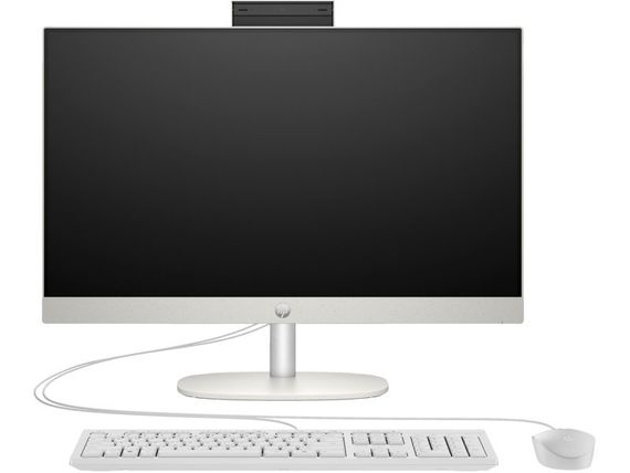 Комп'ютер персональний моноблок HP  240-G10 23.8' FHD IPS AG, Intel i5-1335U, 8GB, F512GB, UMA, WiFi, кл+м, 3р, Win11P, білий (885B0EA)