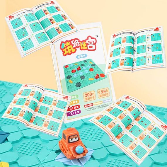 Настільна інтерактивна гра Ummi BS805 Logical Road Builder Green | Зображення 3