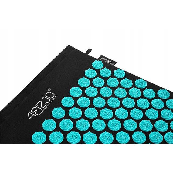 Килимок акупунктурний 4FIZJO Eco Mat XL Аплікатор Кузнєцова з подушкою 72 x 42 см 4FJ0380 Black/Blue (P-5907739313911) | Зображення 3